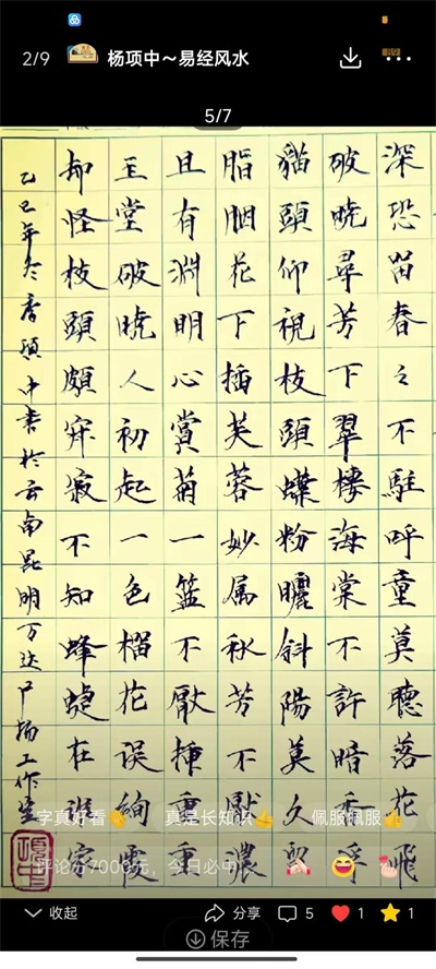 弘扬国学文化 传承易学精髓 记中国著名周易名家、书法家——杨项中