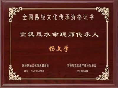 喜迎两会特别报道 全球华人易学专家智库专家、著名易学泰斗、国际顶尖世界级人物---杨文学
